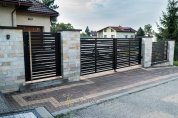 Забор в стиле лофт 3 в Екатеринбурге фото
