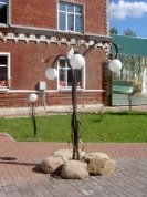 Кованый фонарь №31 в Екатеринбурге фото

