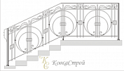 Кованые перила №49 в Екатеринбурге фото
