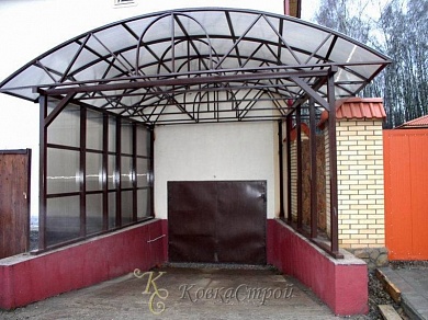 Навес для автомобиля №69 в Екатеринбурге фото