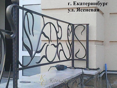 Лестничное ограждение №34 в Екатеринбурге фото
