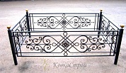 Кованая оградка №6 в Екатеринбурге фото
