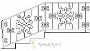 Кованые перила №24 в Екатеринбурге фото
