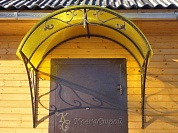 Кованый козырек №88 в Екатеринбурге фото
