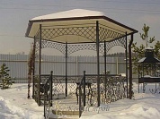 Кованая беседка №44 в Екатеринбурге фото
