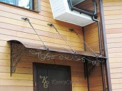 Кованый козырек №98 в Екатеринбурге фото
