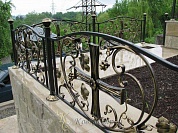 Кованая оградка №35 в Екатеринбурге фото
