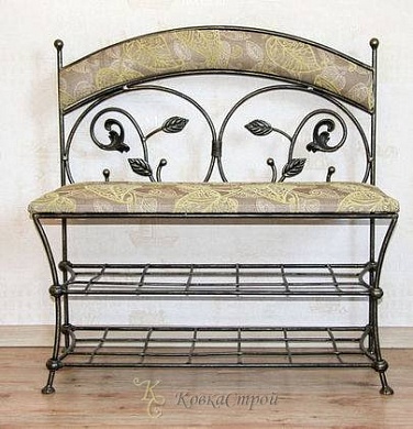 Кованая банкетка №29 в Екатеринбурге фото