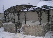 Кованая беседка №51 в Екатеринбурге фото
