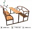 Кованая скамейка №5