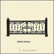 Ограда (чугунное литьё) №21 в Екатеринбурге фото
