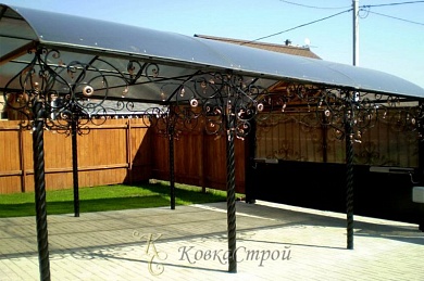 Навес для автомобиля №112 в Екатеринбурге фото