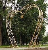 Кованая арка №49 в Екатеринбурге фото
