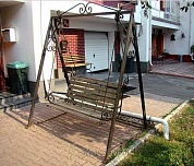 Кованые качели №4 в Екатеринбурге фото
