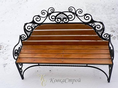 Кованая скамейка №12 в Екатеринбурге фото
