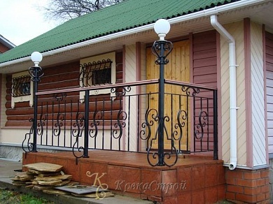 Лестничное ограждение №135 в Екатеринбурге фото
