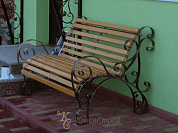 Кованая скамейка №35 в Екатеринбурге фото
