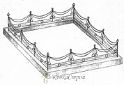 Ритуальная оградка №107 в Екатеринбурге фото
