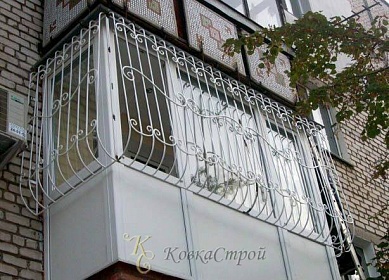 Решетка на балкон и лоджию №7 в Екатеринбурге фото
