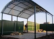 Навес для автомобиля №23 в Екатеринбурге фото