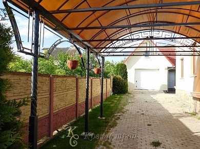 Навес для автомобиля №147 в Екатеринбурге фото