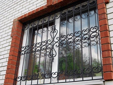 Кованая решетка №184 в Екатеринбурге фото
