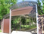 Навес для автомобиля №8 в Екатеринбурге фото